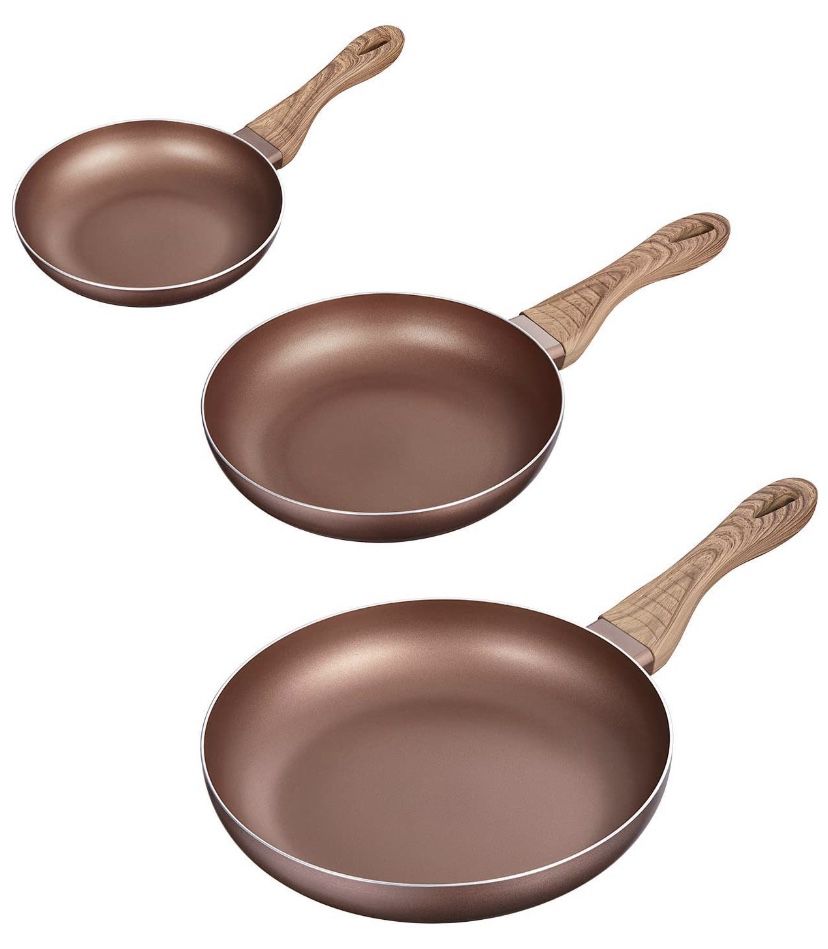 3 Set Frying Pans