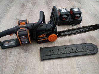 WORX Nitro 40V 16" Cordless Chainsaw