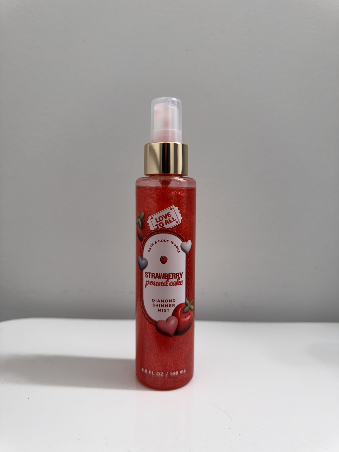 NWT 2025 Strawberry pound cake B&BW Diamond Shimmer Mist