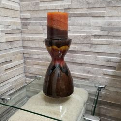 Candle Holder With Candle