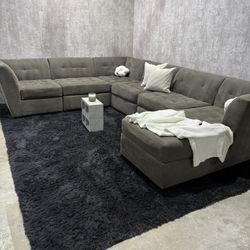 ThomasVille Modern Gray Sectional Couch FREE DELIVERY $650