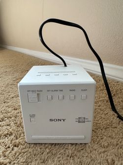 Sony radio alarm clock