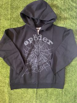 Black spider zip