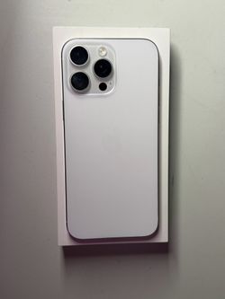 Apple iPhone 16 Pro Max 256GB White Titanium Unlocked - Great Condition