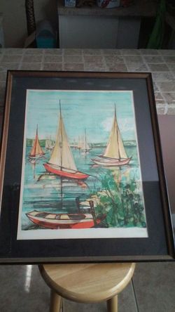 Sailboat print