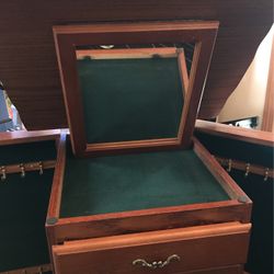 Jewelry Cabinet  16” W x 14” D x 40.5” H 