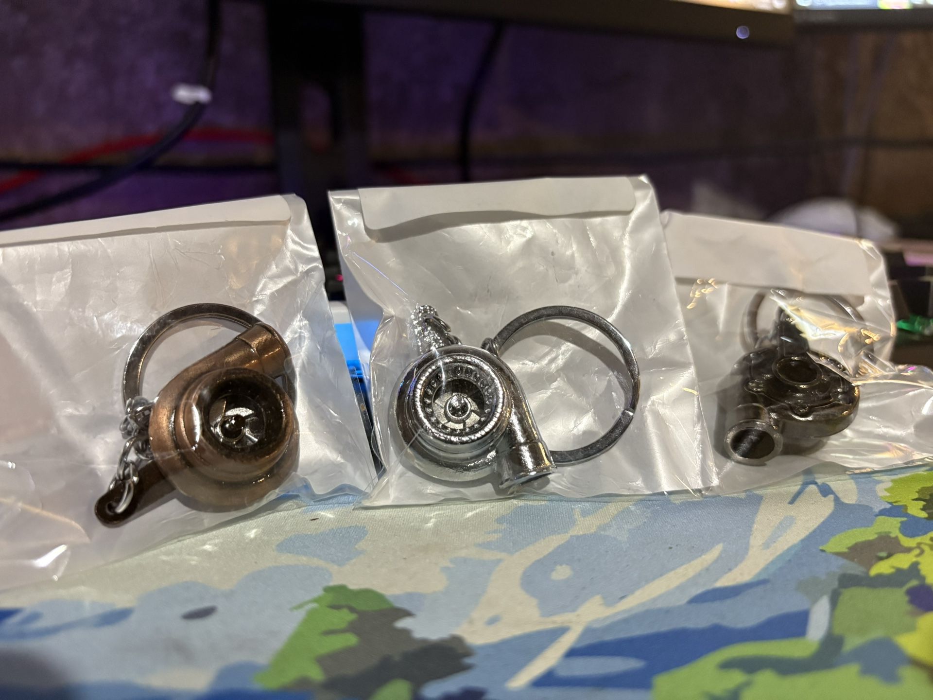 Turbo Keychains.