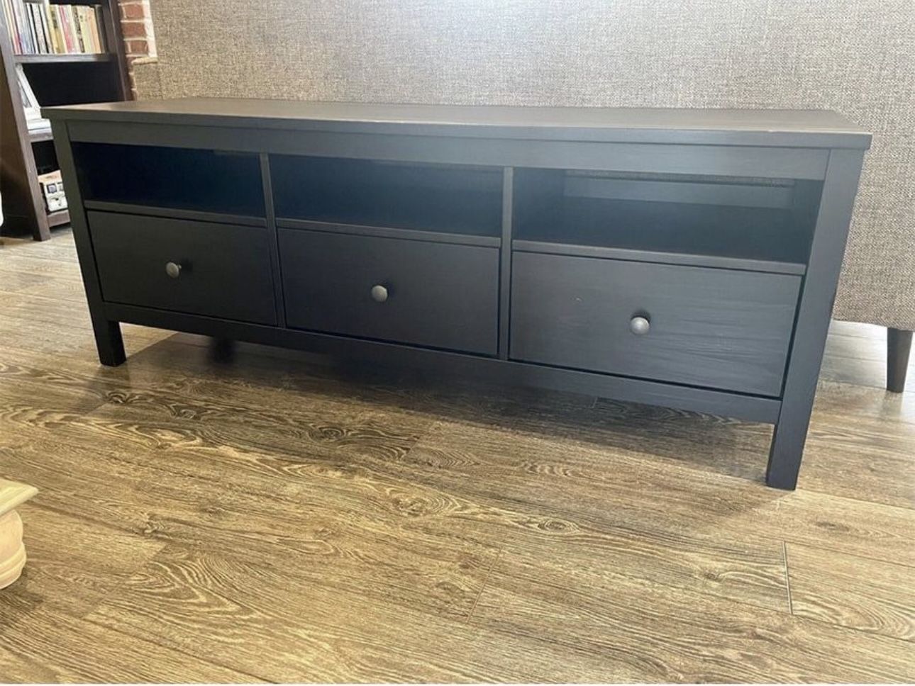 IKEA Hemnes 3 Drawer TV Stand / Entertainment Center - Black-brown - Excellent Condition!!!