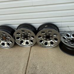 Rims 17” x Chevy And Wheel Caps