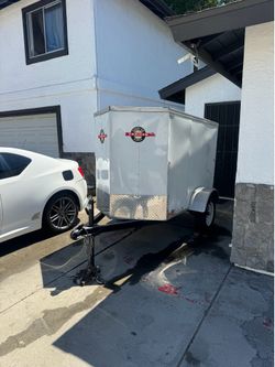 Trailer with auto detail supplies
