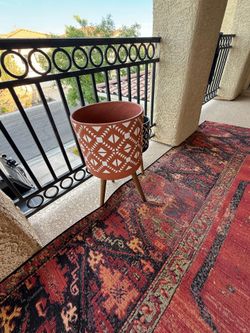 Terra cotta pot set mid century Spanish style