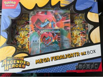 Ascended Heroes Mega Feraligatr ex Box
