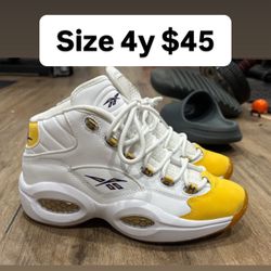 Reebok Size 4y Iverson 