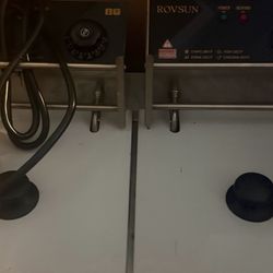 Electric double side deep fryer