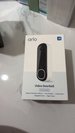 Arlo Video Doorbell 2nd Generation 2K