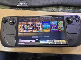 Valve Steam Deck Handheld 512GB Black OLED w/ Case & Power Adapter LIGHTLY USED