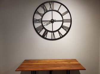 Crate & Barrel Origami Drop Leaf Dining Table