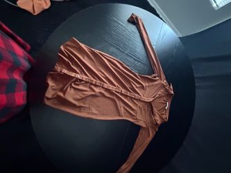 Brown Button-Front Cardigan