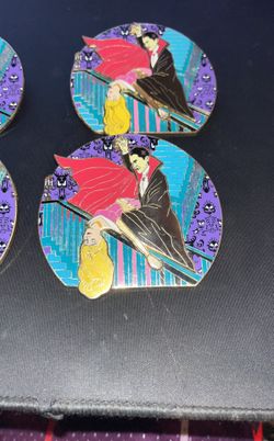 Sleeping Beauty x Dracula x haunted mansion fantasy pin