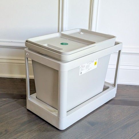 Ikea HÅLLBAR Recycling Solution with Pull-out, Llight Gray