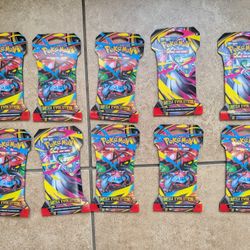 Pokemon Trading Card Game TCG: Mega Evolution Sleeved 10 Booster Packs