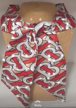 Two Face B Logo Scarf Bur.berry