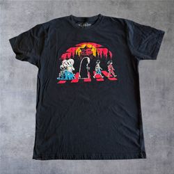 Tee No Evil Spirited Away Shirt L Abbey Road Parody No Face Studio Ghibli Anime