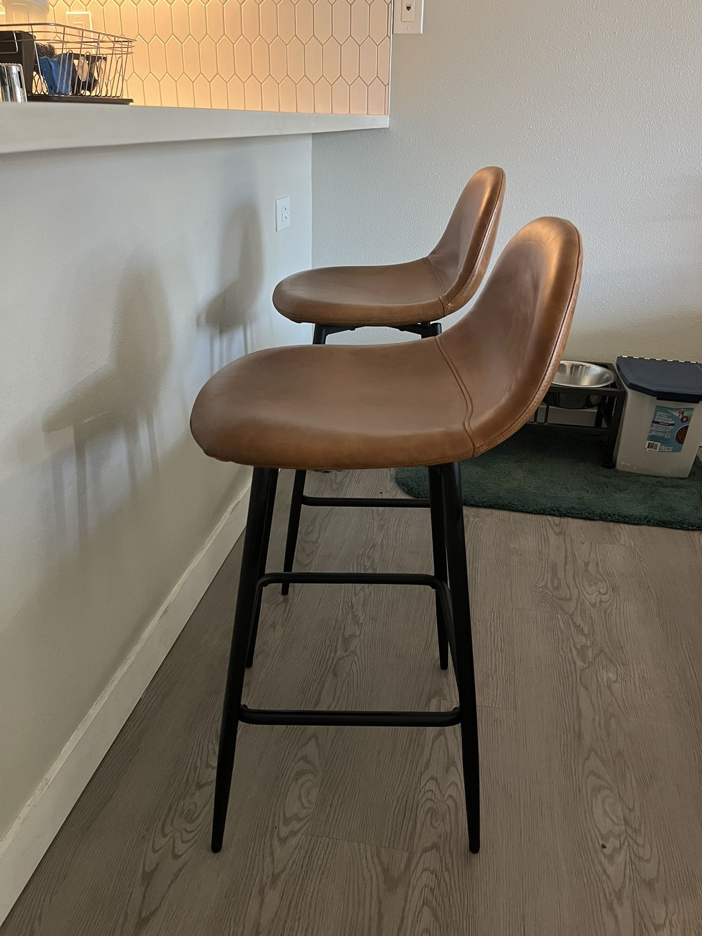 Leather Barstools $40 OBO