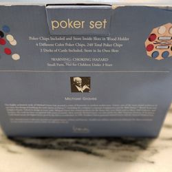 New Michael Graves Poker Set