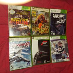 6 Pack Of Xbox 360 Games