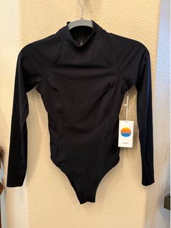 NWT~VUORI Women Black Long Sleeve Crush Paddle Suit Size XS