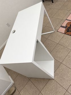 White Office/Gaming Desk
