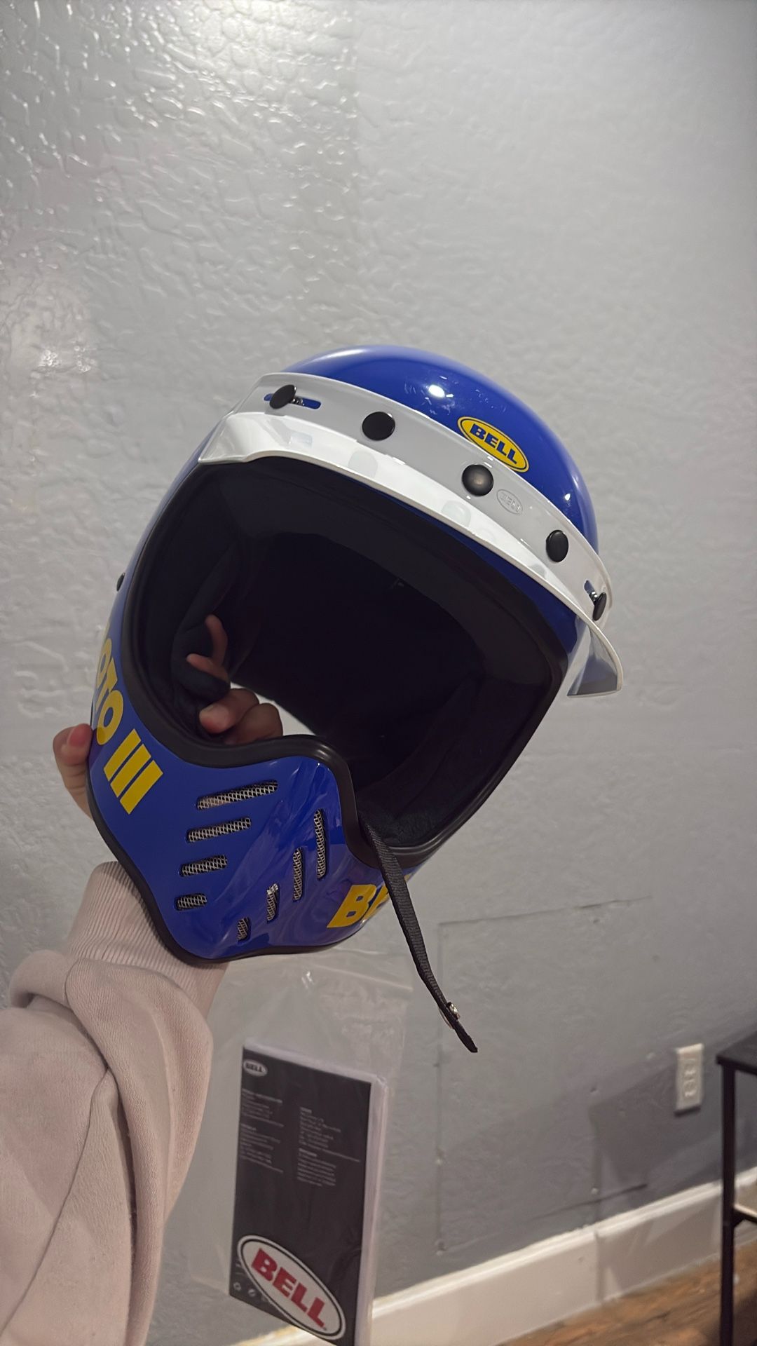 Motorcycle Helmet need gone By Monday-Tuesday