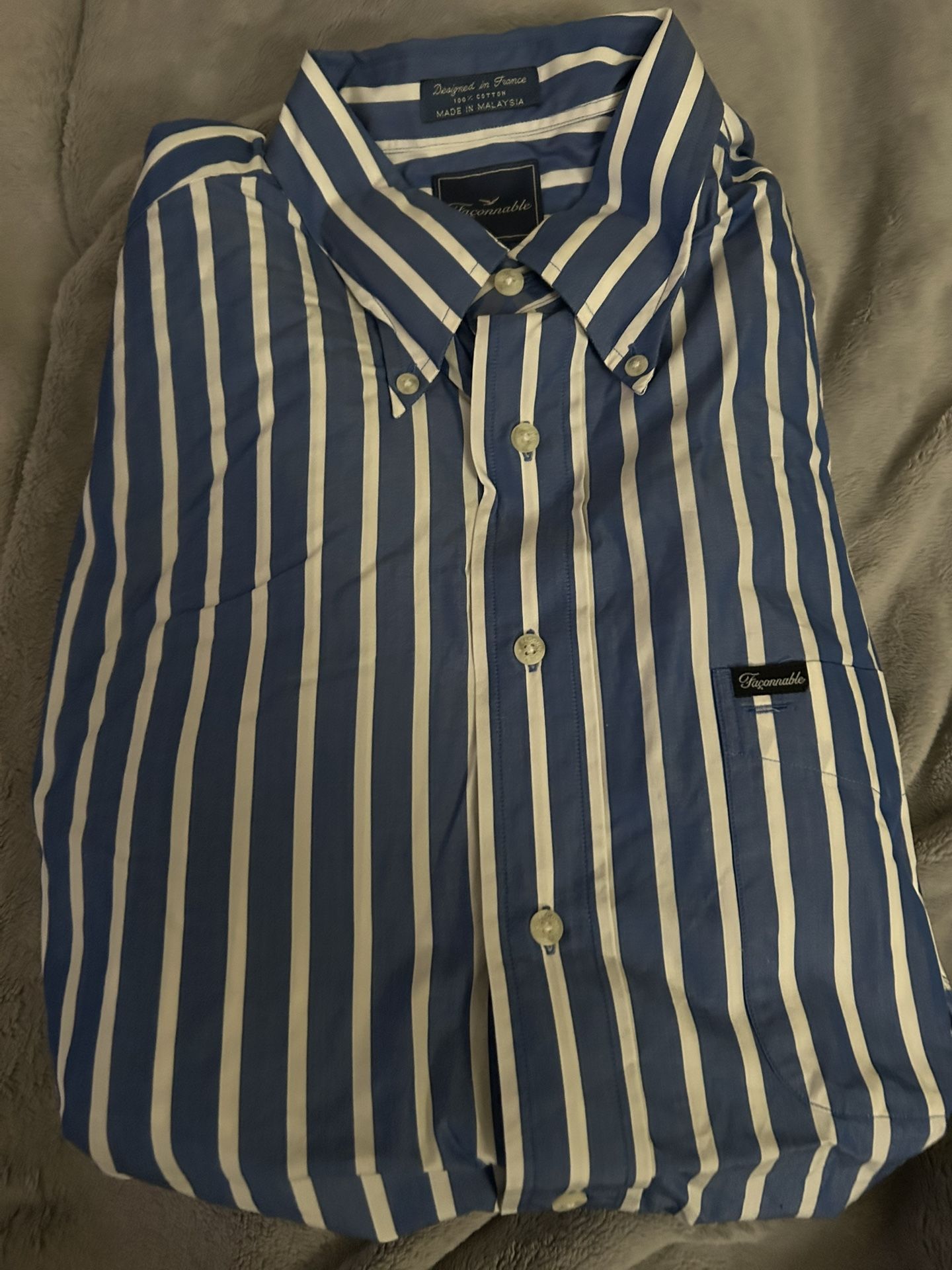 faconnable short sleeve