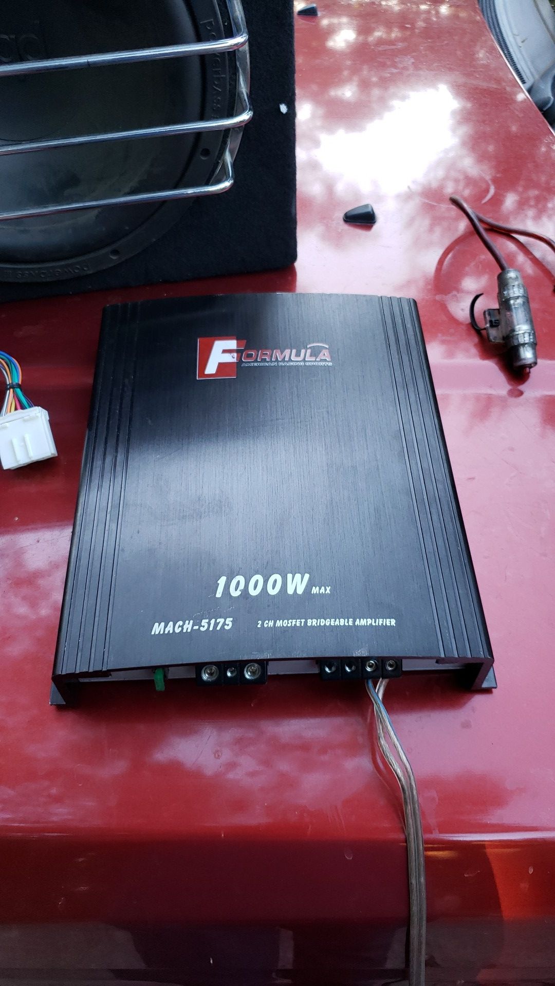 Sony Car sound system with Subwoofer and 1000w Amplifier