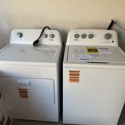 Brand new whirpool washer and dryer