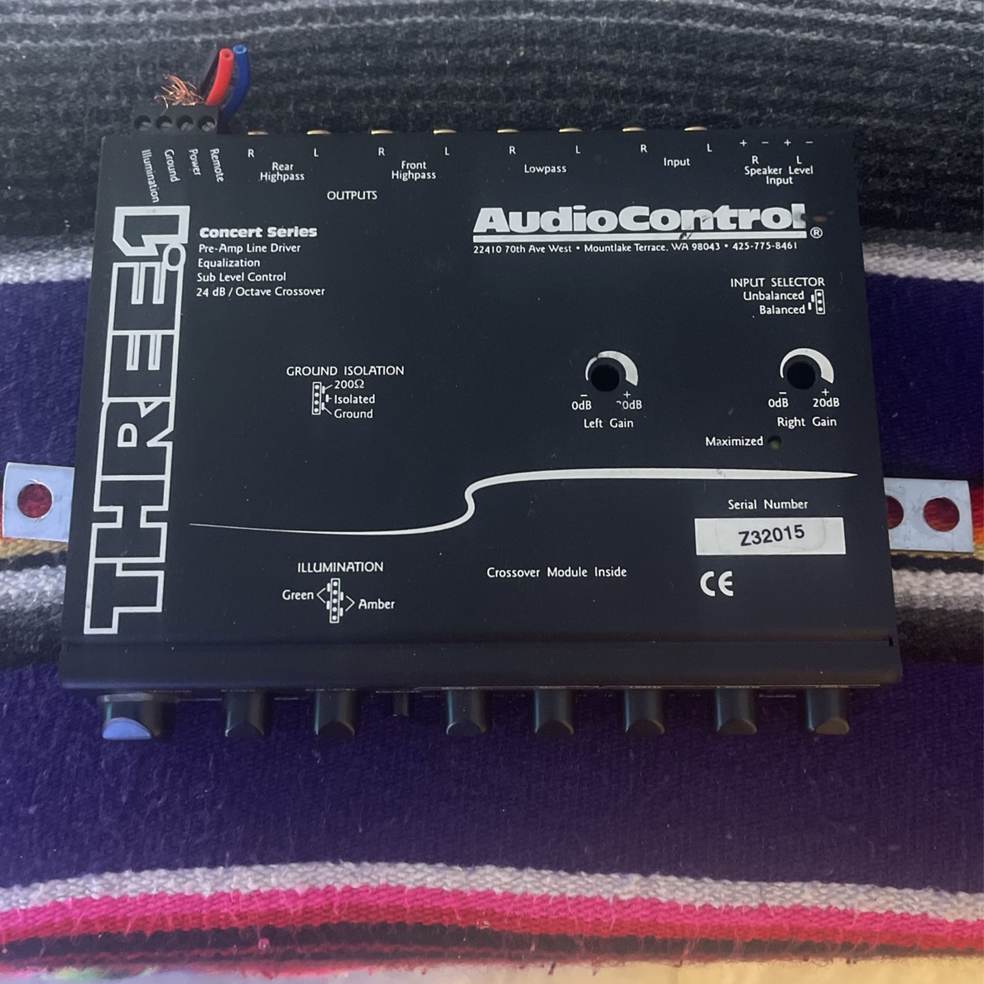Equalizer Audio Control 