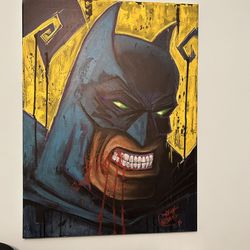 Batman joker Canvass Art 
