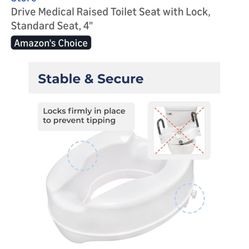 Toilet Seat Riser (NEW)