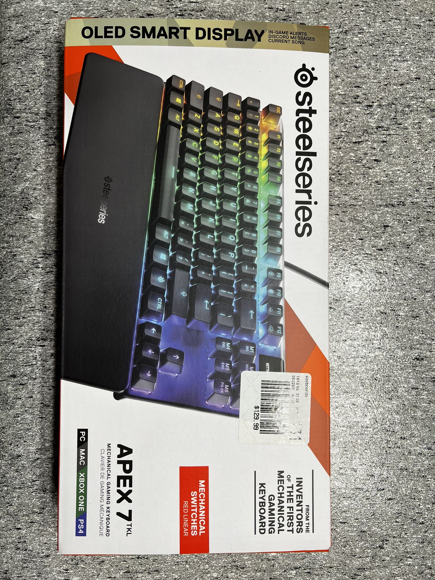 SteelSeries APEX 7TKL Keyboard 