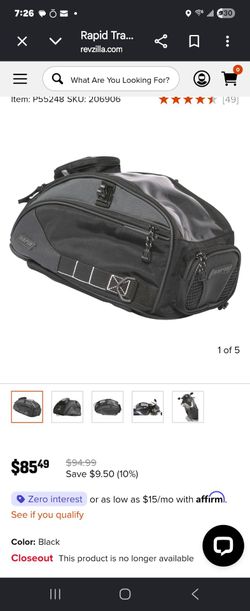 Rapid transit tank bag