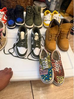 9 pair of shoes