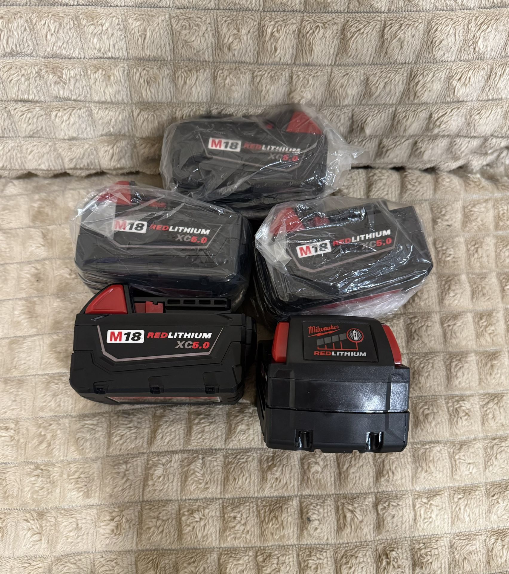 Milwaukee 5Ah Brand new Batteries,
