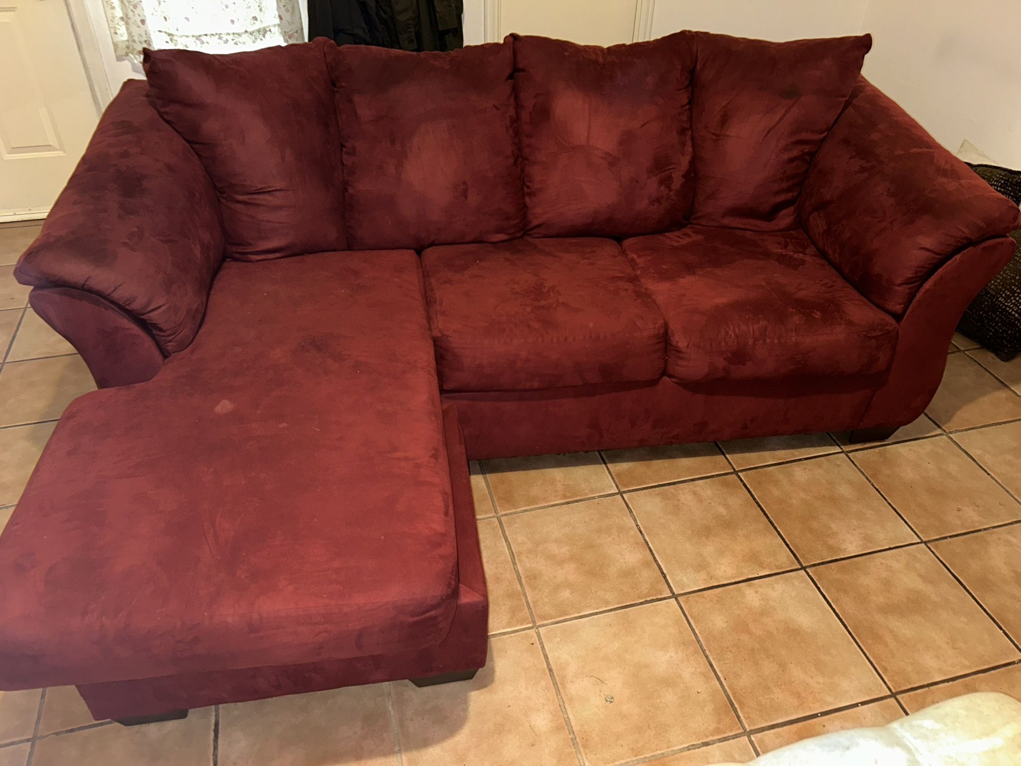 Red Sectional Sofa