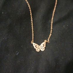 Butterfly Pendant Chain 