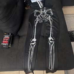 Skeleton  Tights Sz S