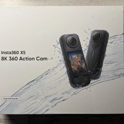 Insta360 X5 8K Pocket Action Video Camera Essentials Bundle. 