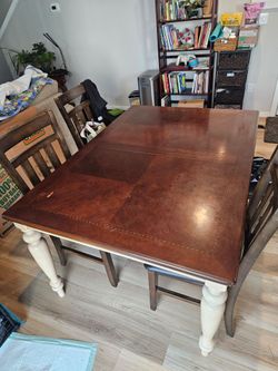 Dark top table