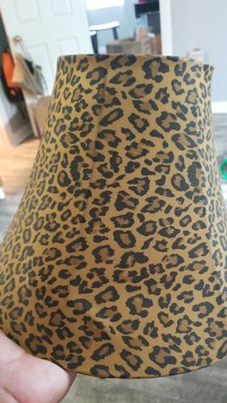 Cheetah print lamp shade
