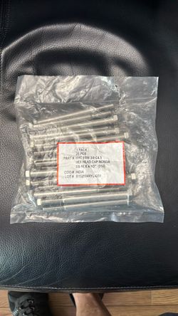 25-Pack Stainless Steel Hex Head Cap Screws 3/8-16 x 4-1/2"